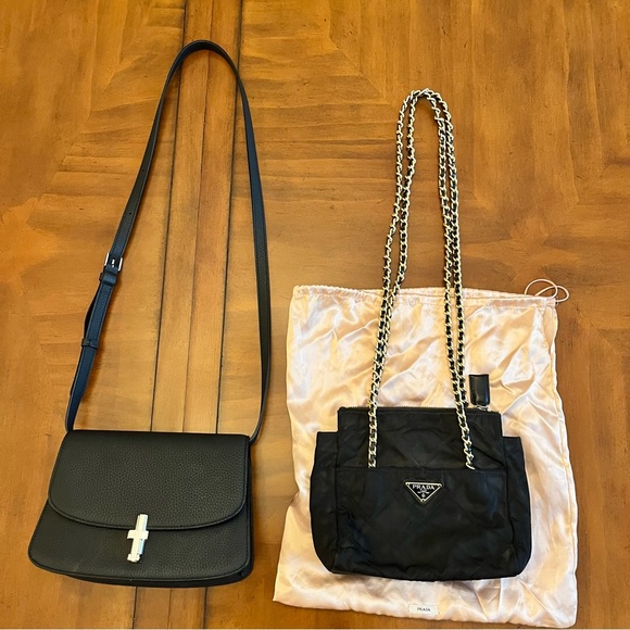 Vintage PRADA Tessuto Nylon Quilted Evening Bag - Black - Picture 13 of 17